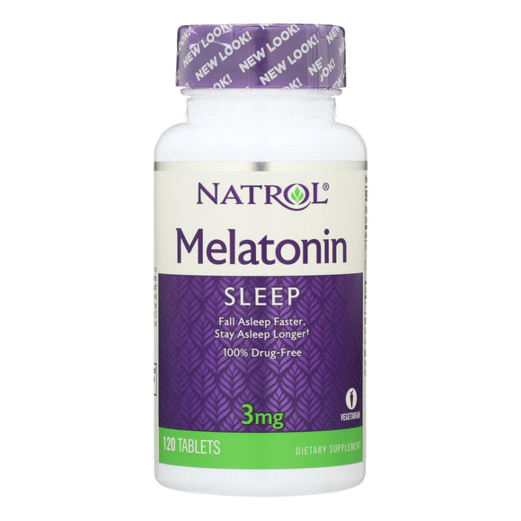 Natrol Melatonin - 3 Mg - 120 Tablets - Vita-Shoppe.com