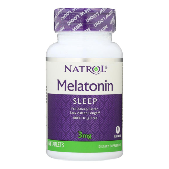 Natrol Melatonin - 3 Mg - 60 Tablets - Vita-Shoppe.com