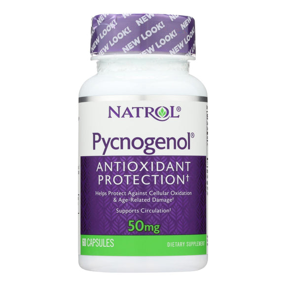 Natrol Pycnogenol - 50 Mg - 60 Capsules - Vita-Shoppe.com