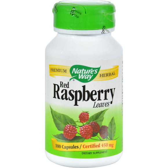 Nature's Way Red Raspberry Leaves - 100 Capsules - Vita-Shoppe.com