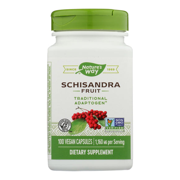 Nature's Way Schisandra Fruit Dietary Supplement  - 1 Each - 100 Cap - Vita-Shoppe.com