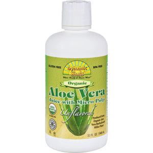 Dynamic Health Organic Aloe Vera Juice With Micro Pulp - 32 Fl Oz - Vita-Shoppe.com