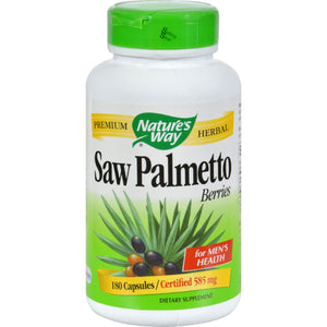 Nature's Way Saw Palmetto Berries - 180 Capsules - Vita-Shoppe.com