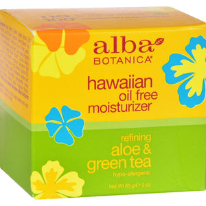 Alba Botanica Hawaiian Aloe And Green Tea Moisturizer Oil-free - 3 Oz - Vita-Shoppe.com