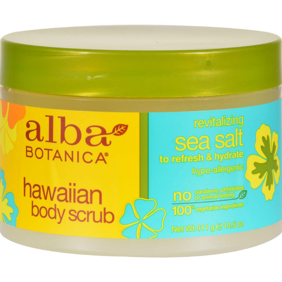 Alba Botanica Hawaiian Sea Salt Body Scrub - 14.5 Oz - Vita-Shoppe.com