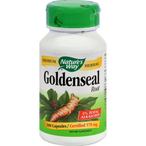 Nature's Way Goldenseal Root - 100 Capsules - Vita-Shoppe.com