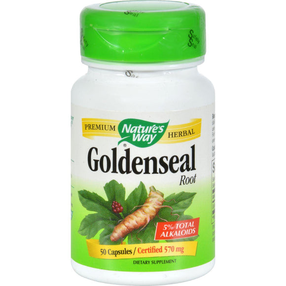 Nature's Way Goldenseal Root - 50 Capsules - Vita-Shoppe.com