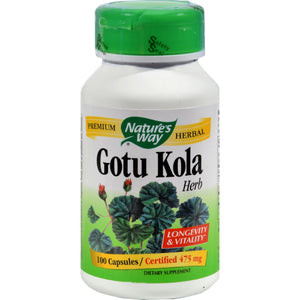 Nature's Way Gotu Kola Herb - 100 Capsules - Vita-Shoppe.com