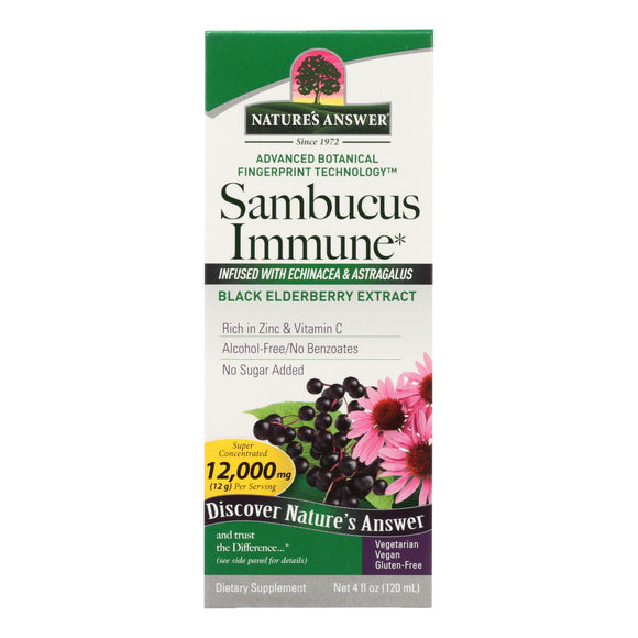 Nature's Answer - Sambucus Immune Support - 4 Fl Oz - Vita-Shoppe.com