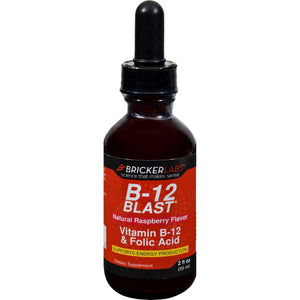 Bricker Labs Blast B12 Vitamin B12 And Folic Acid - 2 Fl Oz - Vita-Shoppe.com
