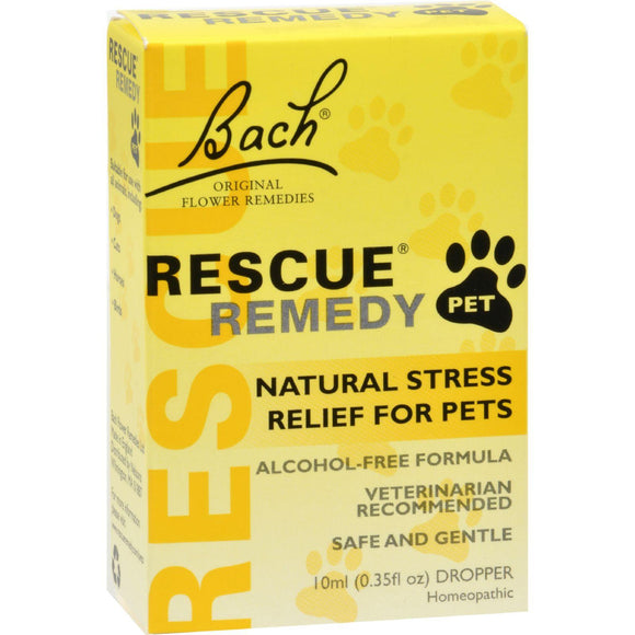 Bach Flower Remedies Rescue Remedy Stress Relief For Pets - 10 Ml - Vita-Shoppe.com