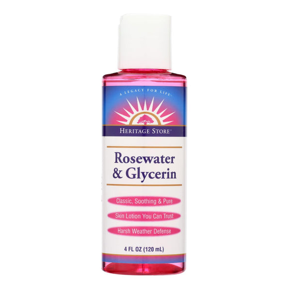 Heritage Products Rosewater And Glycerin - 4 Fl Oz - Vita-Shoppe.com