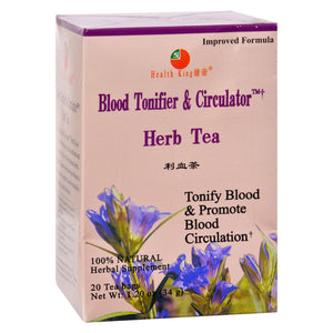 Health King Medicinal Teas Blood Tonifier And Circulator Herb Tea - 20 Tea Bags - Vita-Shoppe.com