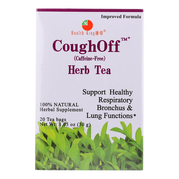 Health King Cough-off Herb Tea - 20 Tea Bags - Vita-Shoppe.com