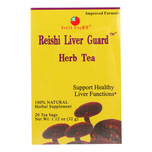 Health King Reishi Liver Guard Herb Tea - 20 Tea Bags - Vita-Shoppe.com