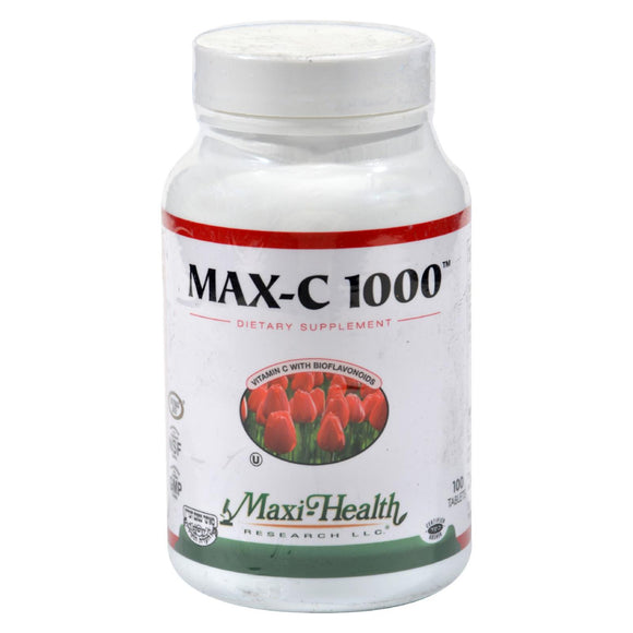 Maxi Health C-1000 With Bioflavonoids - 1000 Mg - 100 Tablets - Vita-Shoppe.com