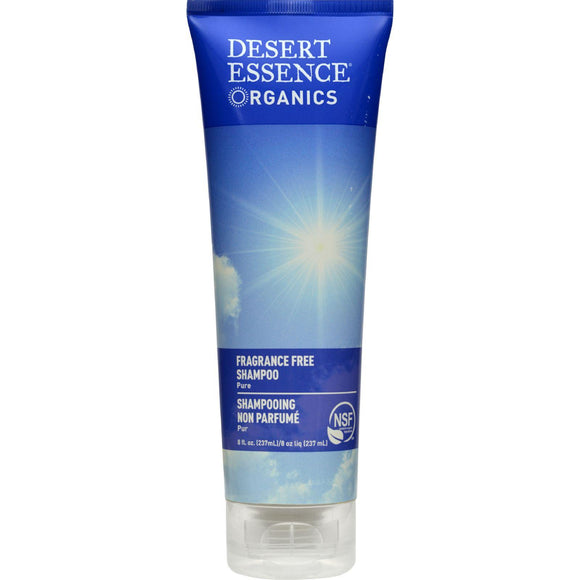 Desert Essence Pure Shampoo Fragrance Free - 8 Fl Oz - Vita-Shoppe.com