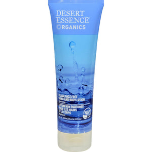 Desert Essence Pure Hand And Body Lotion Unscented - 8 Fl Oz - Vita-Shoppe.com