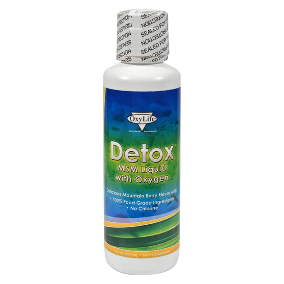 Oxylife Detox Msm Liquid With Oxygen - 16 Fl Oz - Vita-Shoppe.com