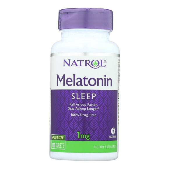 Natrol Melatonin - 1 Mg - 180 Tablets - Vita-Shoppe.com