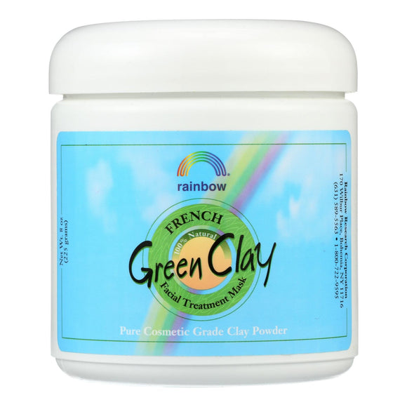 Rainbow Research French Green Clay Facial Treatment Mask - 8 Oz - Vita-Shoppe.com