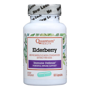 Quantum Elderberry Immune Defense Supplement - 400 Mg - 60 Capsules - Vita-Shoppe.com