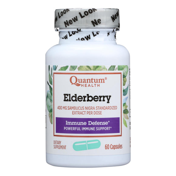 Quantum Elderberry Immune Defense Supplement - 400 Mg - 60 Capsules - Vita-Shoppe.com