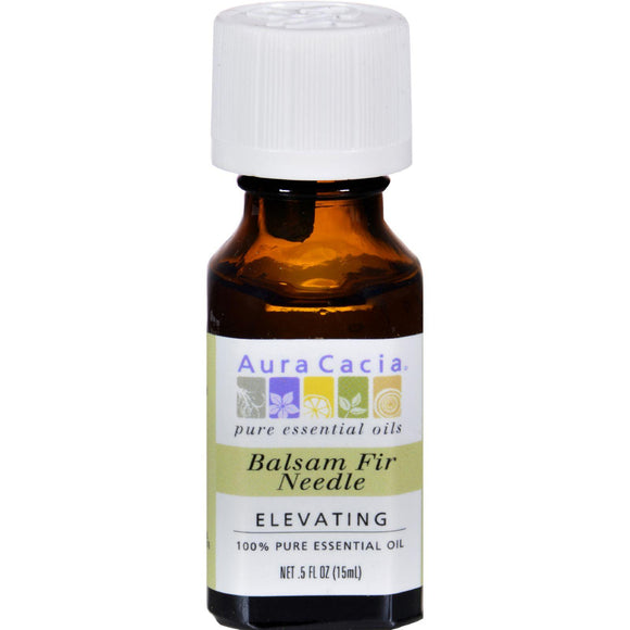 Aura Cacia 100% Pure Essential Oil - Balsam Fir Needle - Elevating - .5 Fl Oz - Vita-Shoppe.com