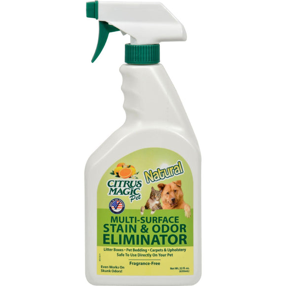 Citrus Magic Pet Odor Eliminator - Trigger Spray - 22 Fl Oz - Vita-Shoppe.com