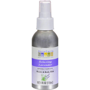 Aura Cacia Aromatherapy Mist Calming Lavender Harvest - 4 Fl Oz - Vita-Shoppe.com