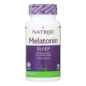 Natrol Melatonin Time Release - 1 Mg - 90 Tablets - Vita-Shoppe.com