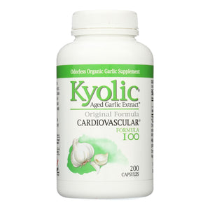 Kyolic - Aged Garlic Extract Cardiovascular Formula 100 - 200 Capsules - Vita-Shoppe.com