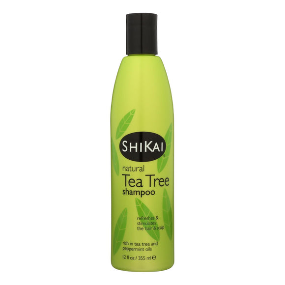 Shikai Natural Tea Tree Shampoo - 12 Fl Oz - Vita-Shoppe.com