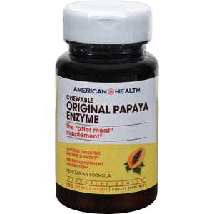 American Health Original Papaya Enzyme - 100 Tablets - Vita-Shoppe.com