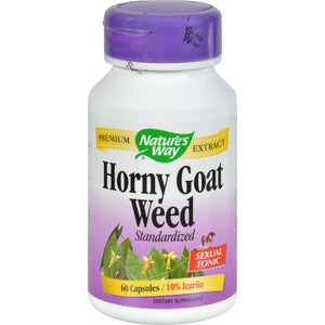 Nature's Way Horny Goat Weed Standardized - 60 Capsules - Vita-Shoppe.com