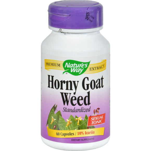 Nature's Way Horny Goat Weed Standardized - 60 Capsules - Vita-Shoppe.com