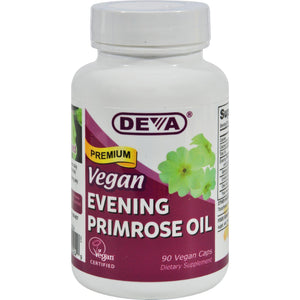 Deva Vegan Evening Primrose Oil - 90 Vcaps - Vita-Shoppe.com