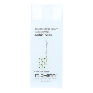 Giovanni Conditioner Tea Tree Triple Treat - 2 Fl Oz - Case Of 12 - Vita-Shoppe.com