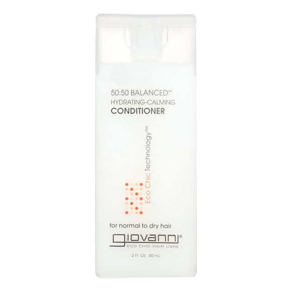 Giovanni 50:50 Balanced Conditioner Hydrating-calming - 2 Fl Oz - Case Of 12 - Vita-Shoppe.com