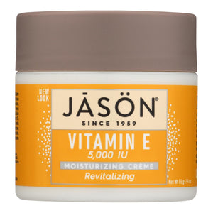 Jason Moisturizing Creme Revitalizing Vitamin E - 5000 Iu - 4 Oz - Vita-Shoppe.com