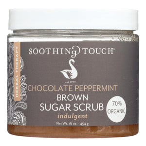Soothing Touch Brown Sugar Scrub - Chocolate-peppermint - 16 Oz - Vita-Shoppe.com