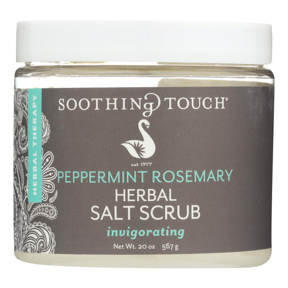 Soothing Touch Salt Scrub - Peppermint-rosemary - 20 Oz - Vita-Shoppe.com