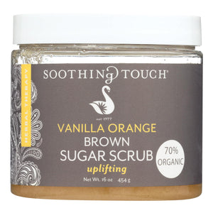 Soothing Touch Brown Sugar Scrub - Vanilla Orange - 16 Oz - Vita-Shoppe.com