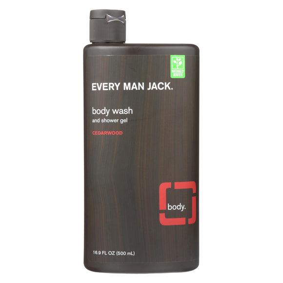 Every Man Jack Body Wash - Cedarwood - 16.9 Oz - Vita-Shoppe.com