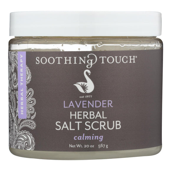Soothing Touch Salt Scrub - Lavender - 20 Oz - Vita-Shoppe.com