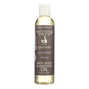 Soothing Touch Bath And Body Oil - Lavender - 8 Oz - Vita-Shoppe.com