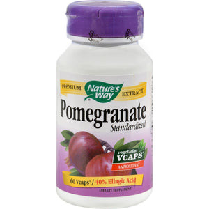 Nature's Way Pomegranate Standardized - 60 Vegetarian Capsules - Vita-Shoppe.com
