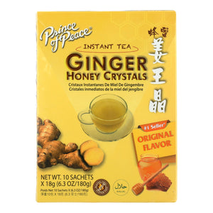 Prince Of Peace Ginger Honey Crystals - 10 Tea Bags - Vita-Shoppe.com