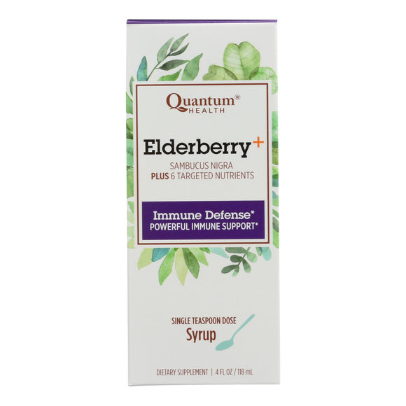 Quantum Elderberry Syrup - 4 Fl Oz - Vita-Shoppe.com
