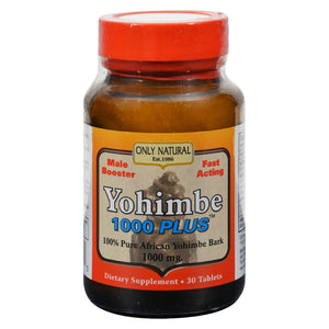 Only Natural Yohimbe 1000 Plus - 30 Tablets - Vita-Shoppe.com